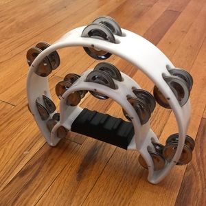 Musical Instrument Double Row Tambourine